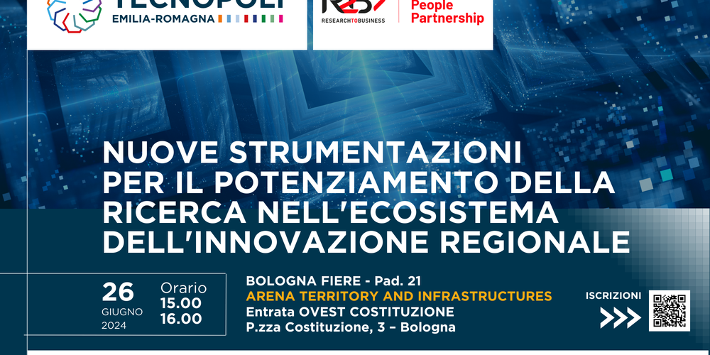 SAVE THE DATE – Workshop Rete Tecnopoli RICERCA 26 giugno H. 15